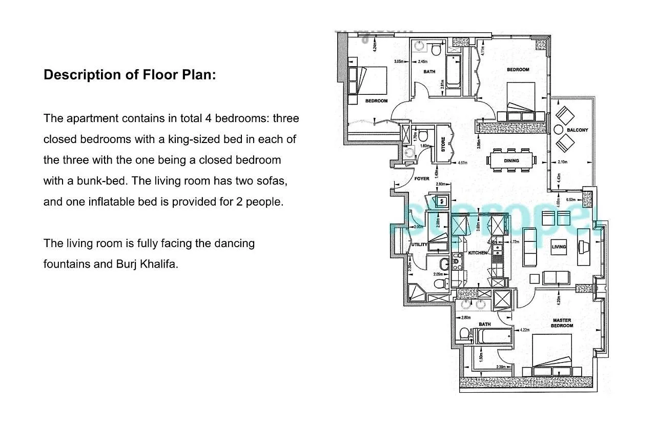 דובאי Elite Royal Apartment - Full Burj Khalifa & Fountain View - Crystal 0*,