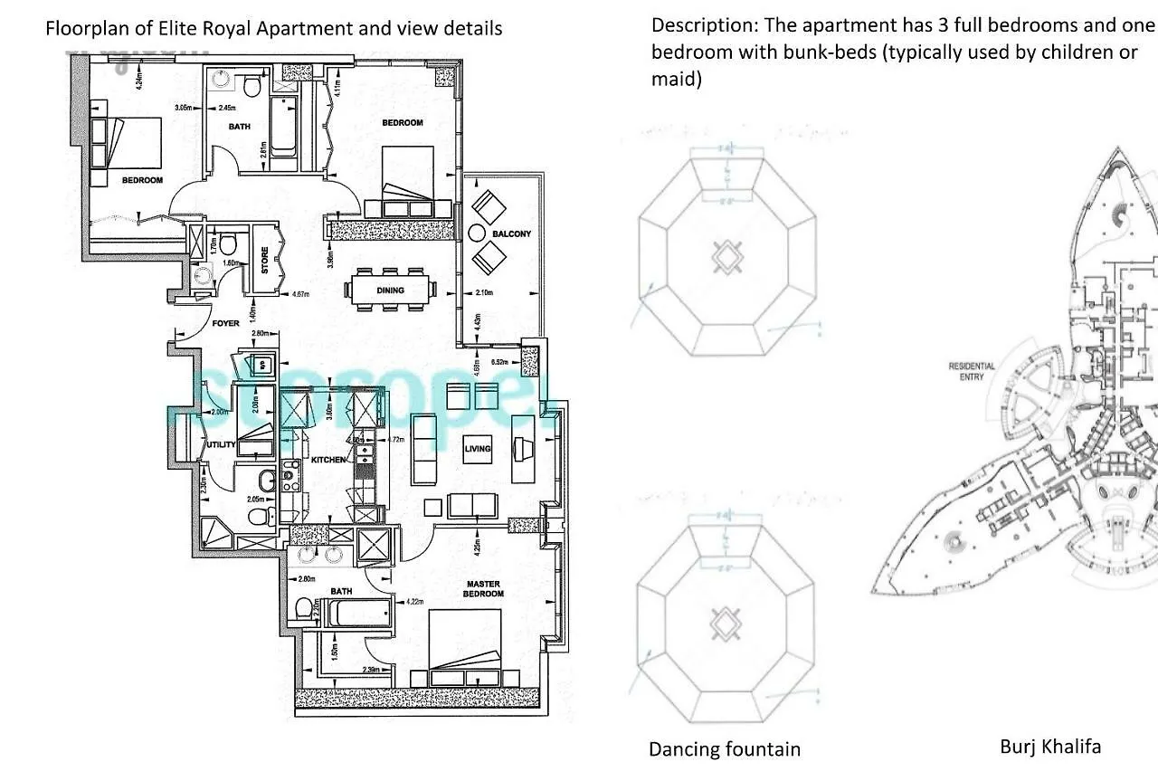 Elite Royal Apartment - Full Burj Khalifa & Fountain View - Crystal Dubai United Arab Emirates